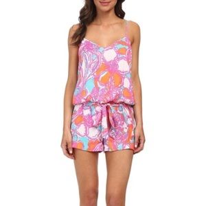 Lilly Pulitzer silk romper